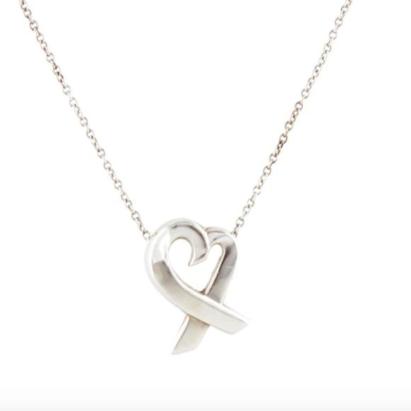 Tiffany & Co. Jewelry - SET of Paloma Picasso for Tiffany & Co. Loving Heart Pendant Necklace & Earrings